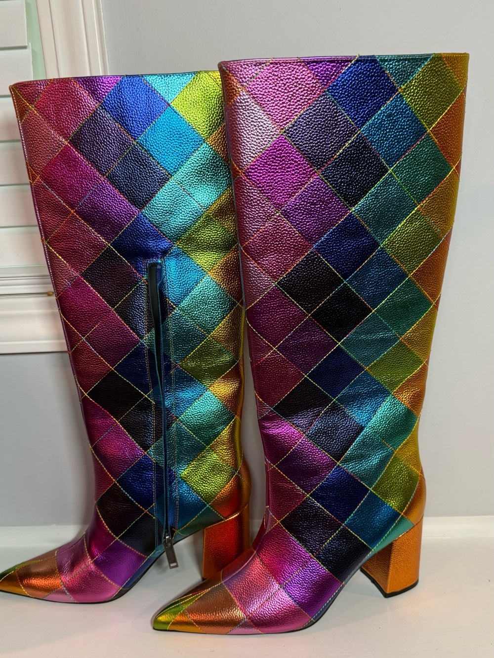 New Kurt Geiger Women's Regent Pointed Boots 8 - Picture 5 of 9